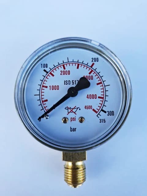 MANOMETR Ø63 0-200/315 BAR